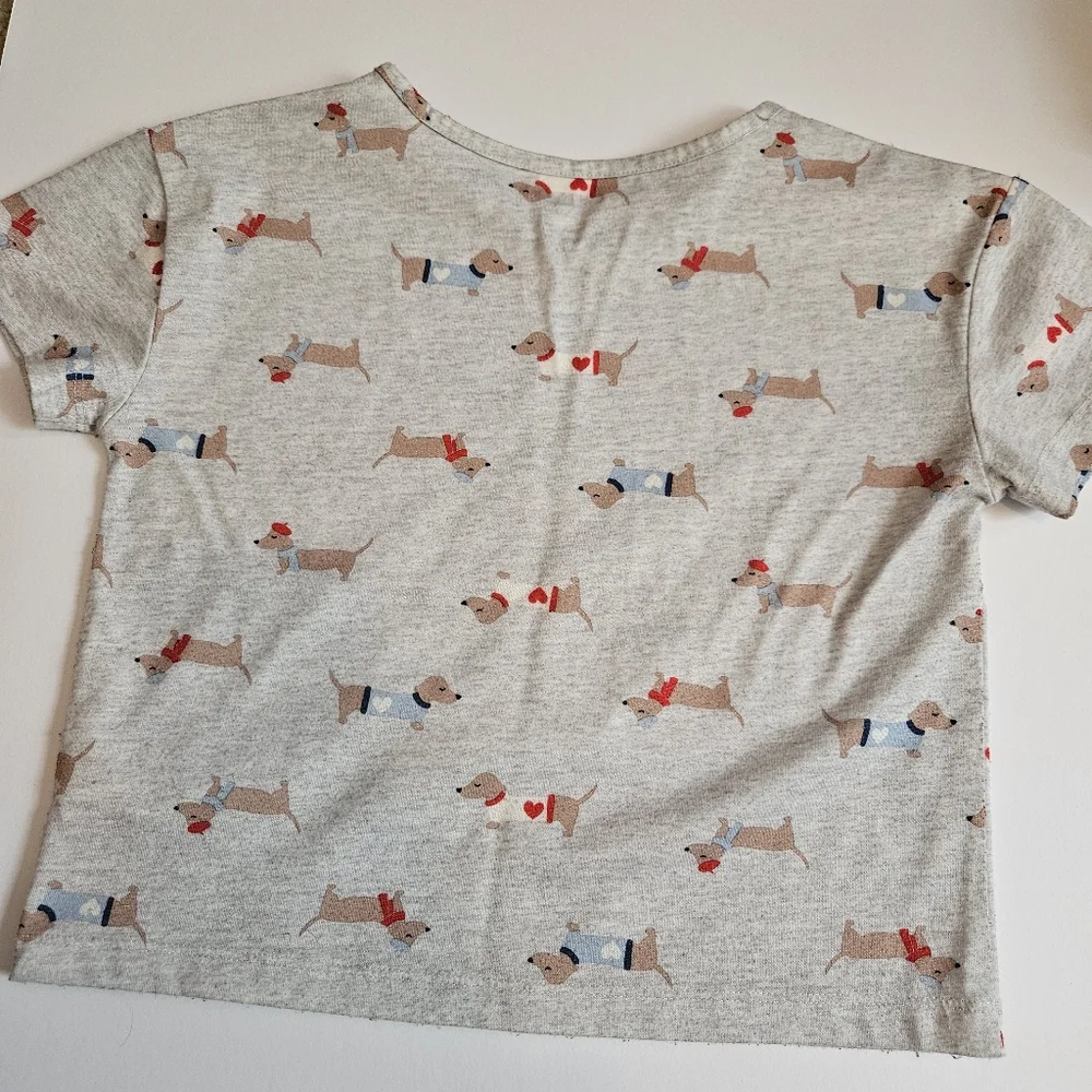 Old Navy Girls Dog Dachshund Pajamas Medium